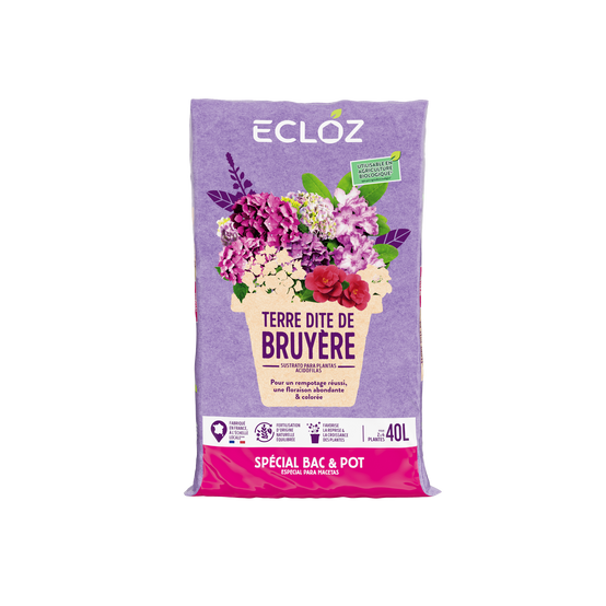 Ecloz - Terre dite de bruyère contenant 40L - ECLOZ - Image 3