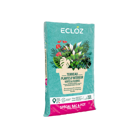 Ecloz - Terreau plantes vertes et d'intérieur 20 L - ECLOZ - Image 1