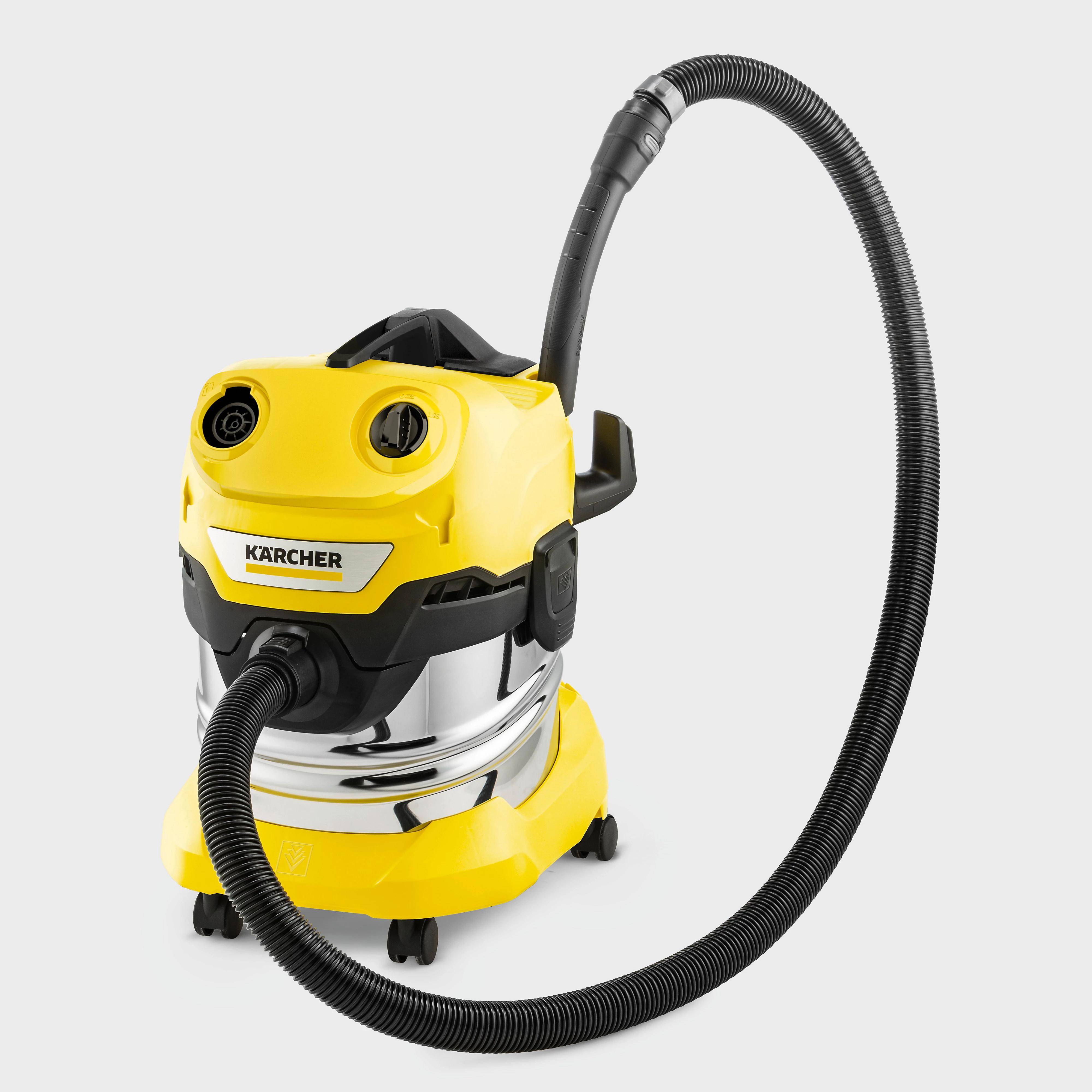 Aspirateur eau et poussière acier inoxydable jaune L.38.4 cm l.36.5 cm H.52.4 cm - Karcher - Image 4