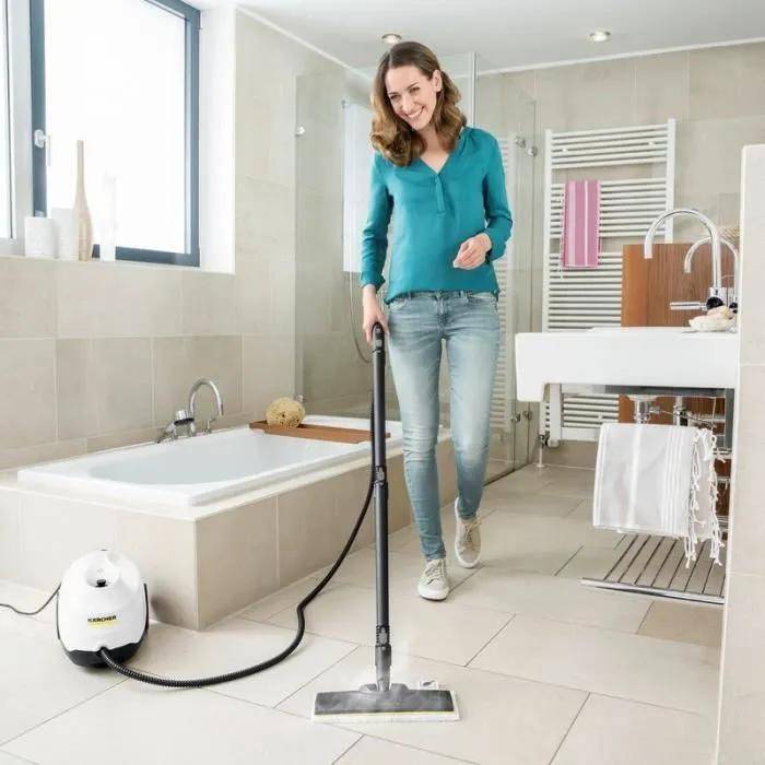 Nettoyeur vapeur SC 3 Easyfix blanc pression 3.5 bars - Karcher - Image 2