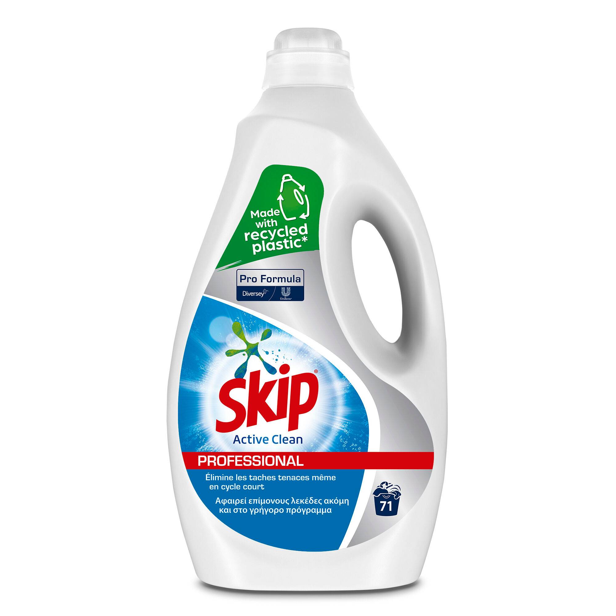 Skip - Lessive liquide Active Clean 71 lavages Bidon 2 x 5 litres – Skip