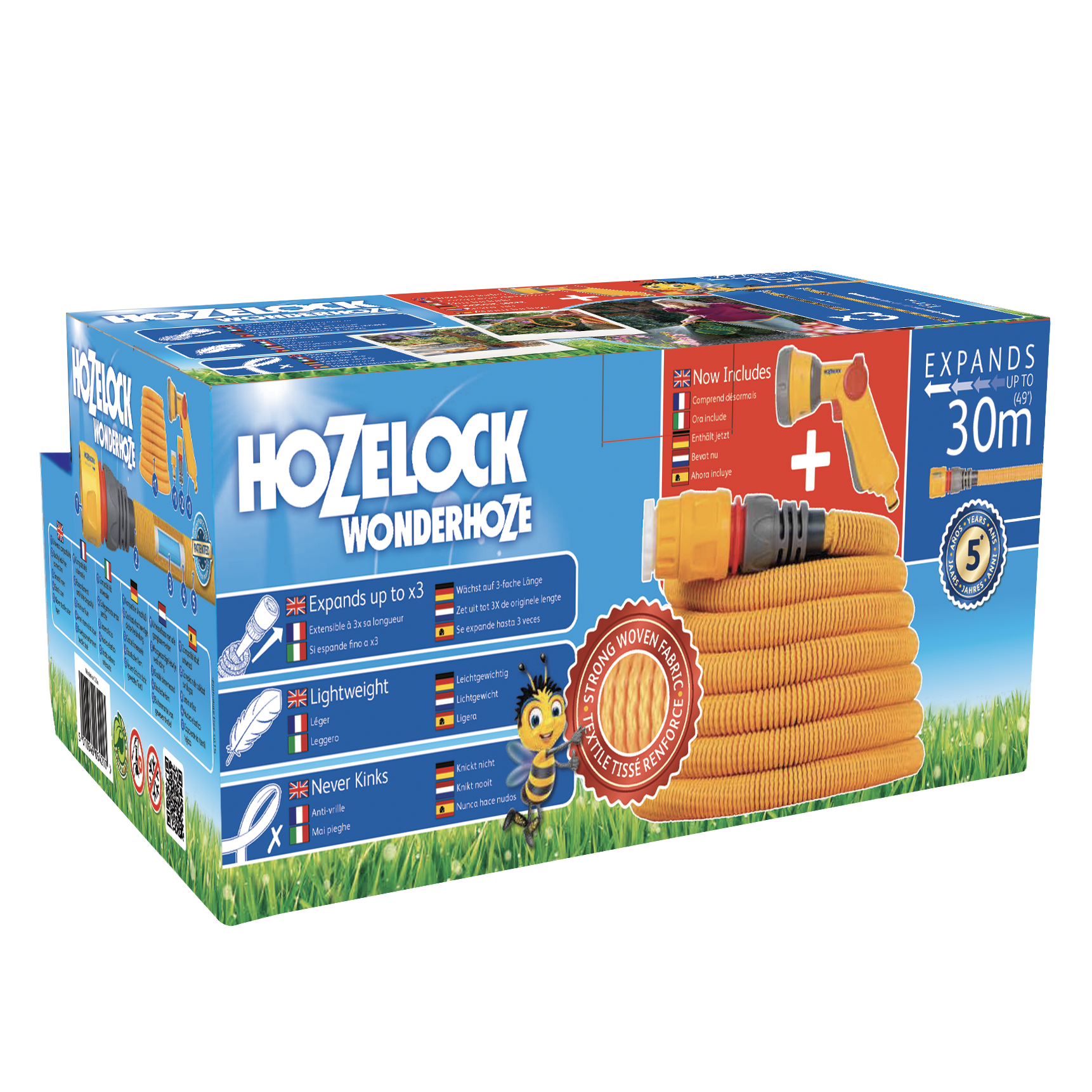 Tuyau extensible WONDERHOZE 30m + pistolet Multispray