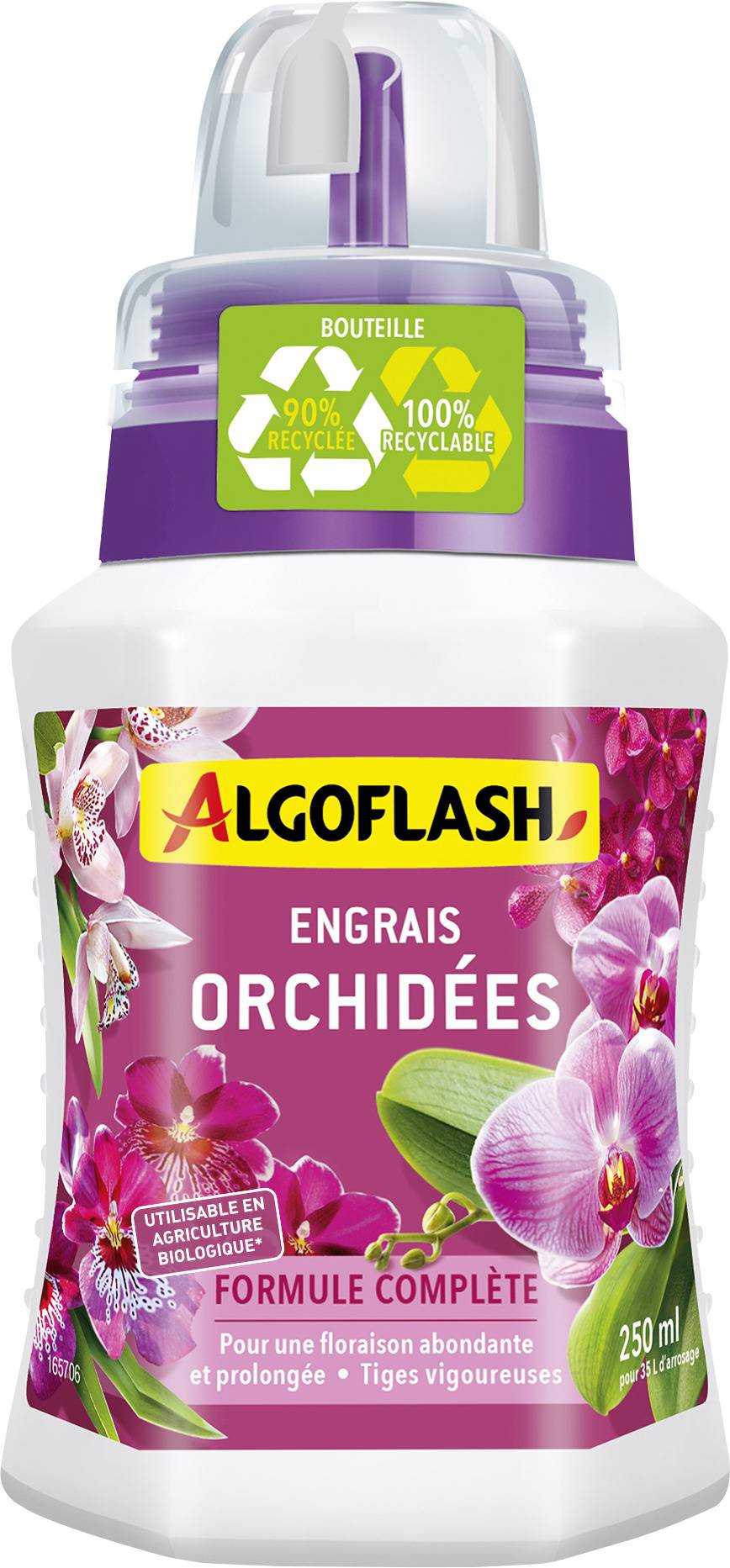 Algoflash - Engrais orchidées 250 mL - Algoflash