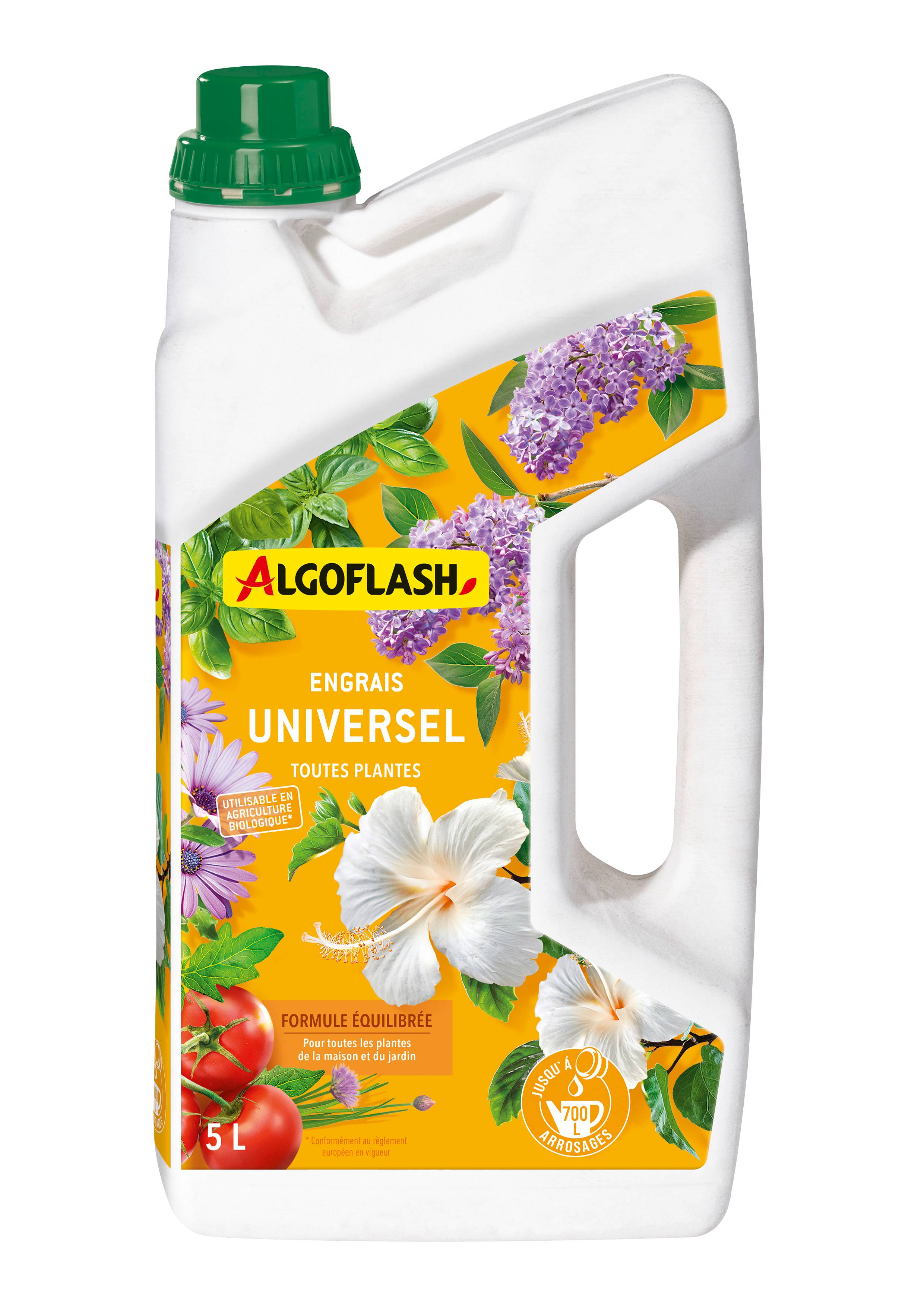 Algoflash - Engrais universel liquide 5 L - Algoflash