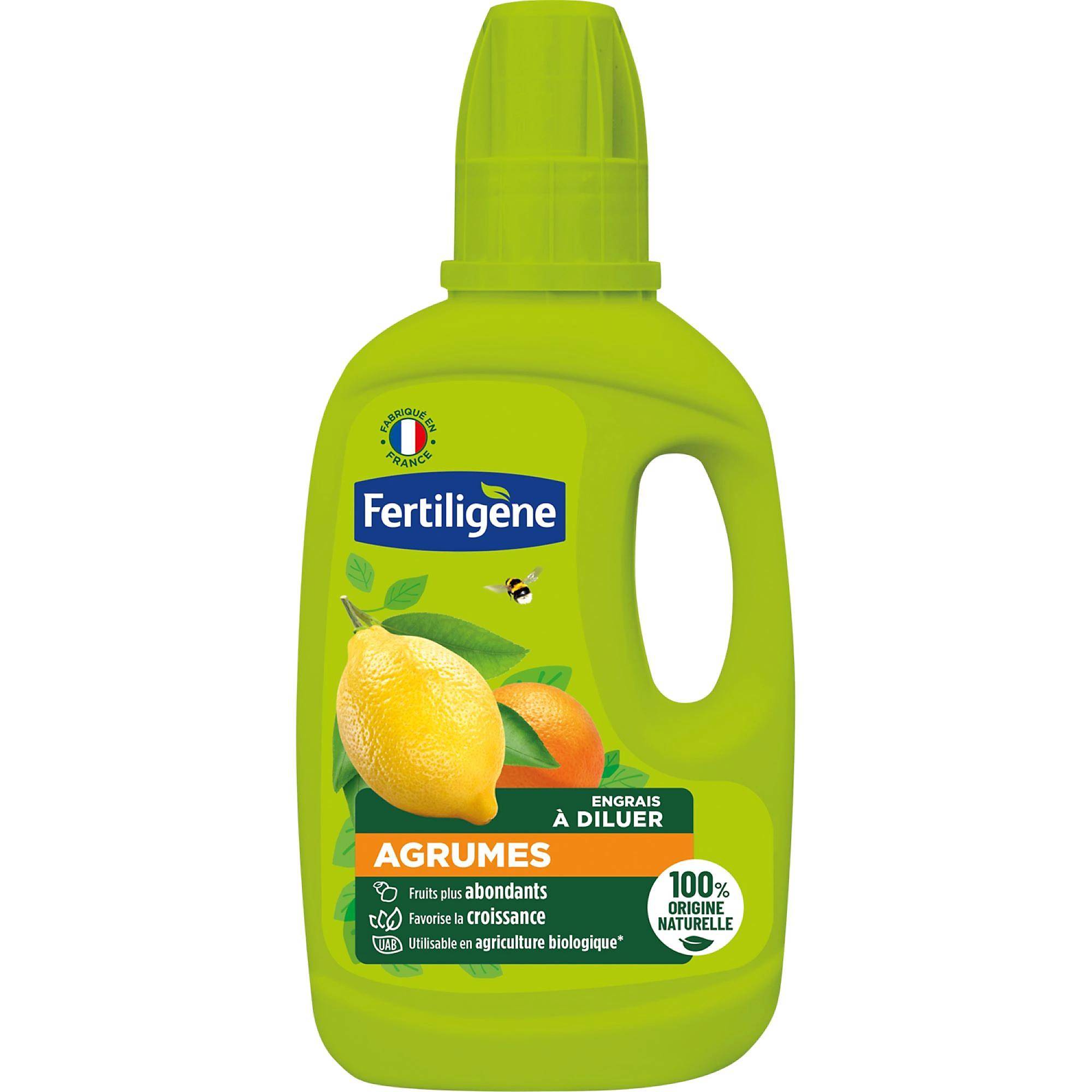 Fertiligène - Engrais à diluer pour agrumes organo-minéral liquide cont. 400 ml - Fertiligene naturel - Image 1