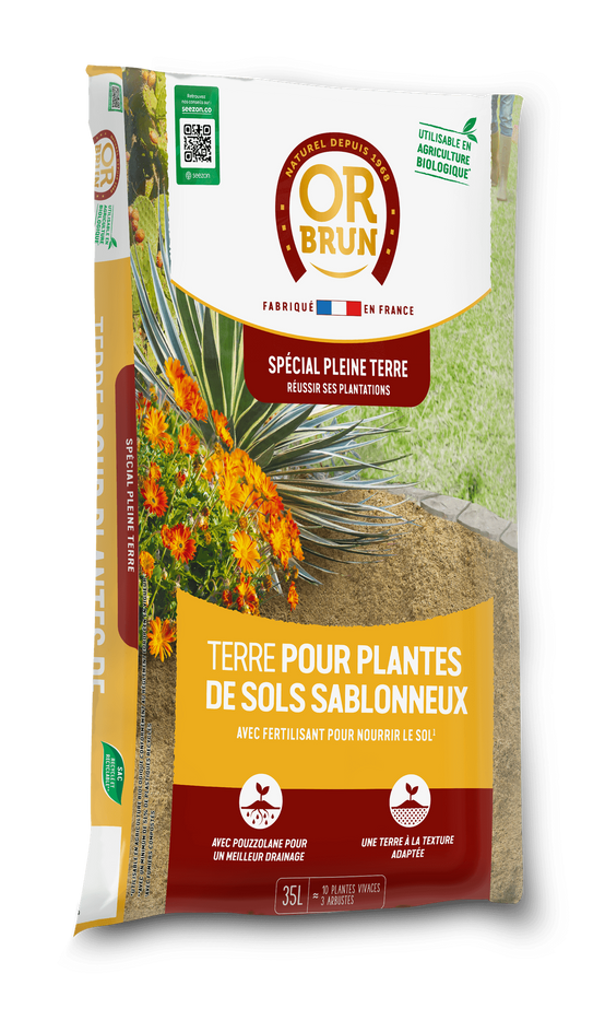 Or Brun - TERRE POUR PLANTES DE SOLS SABLONNEUX