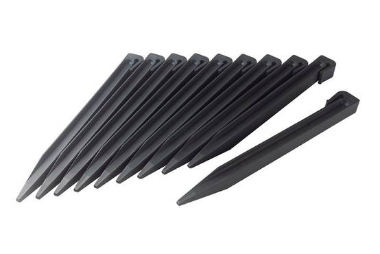 Lot de 10 piquets d'ancrage Etik Fix vert H.27 cm L.2 cm P.2 cm - Nortene - Image 4
