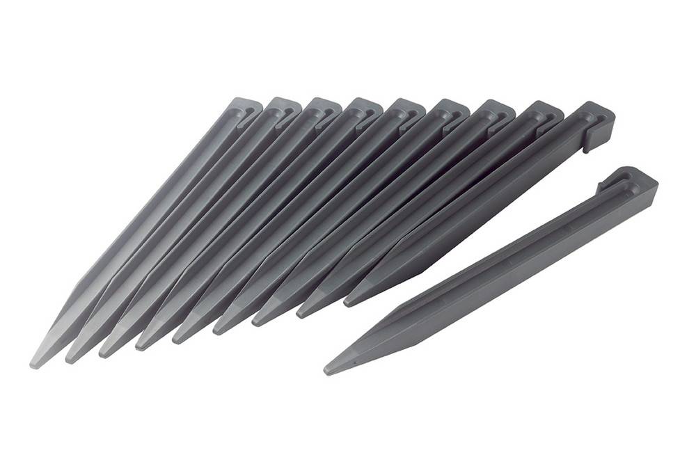 Lot de 10 piquets d'ancrage Etik Fix vert H.27 cm L.2 cm P.2 cm - Nortene - Image 3