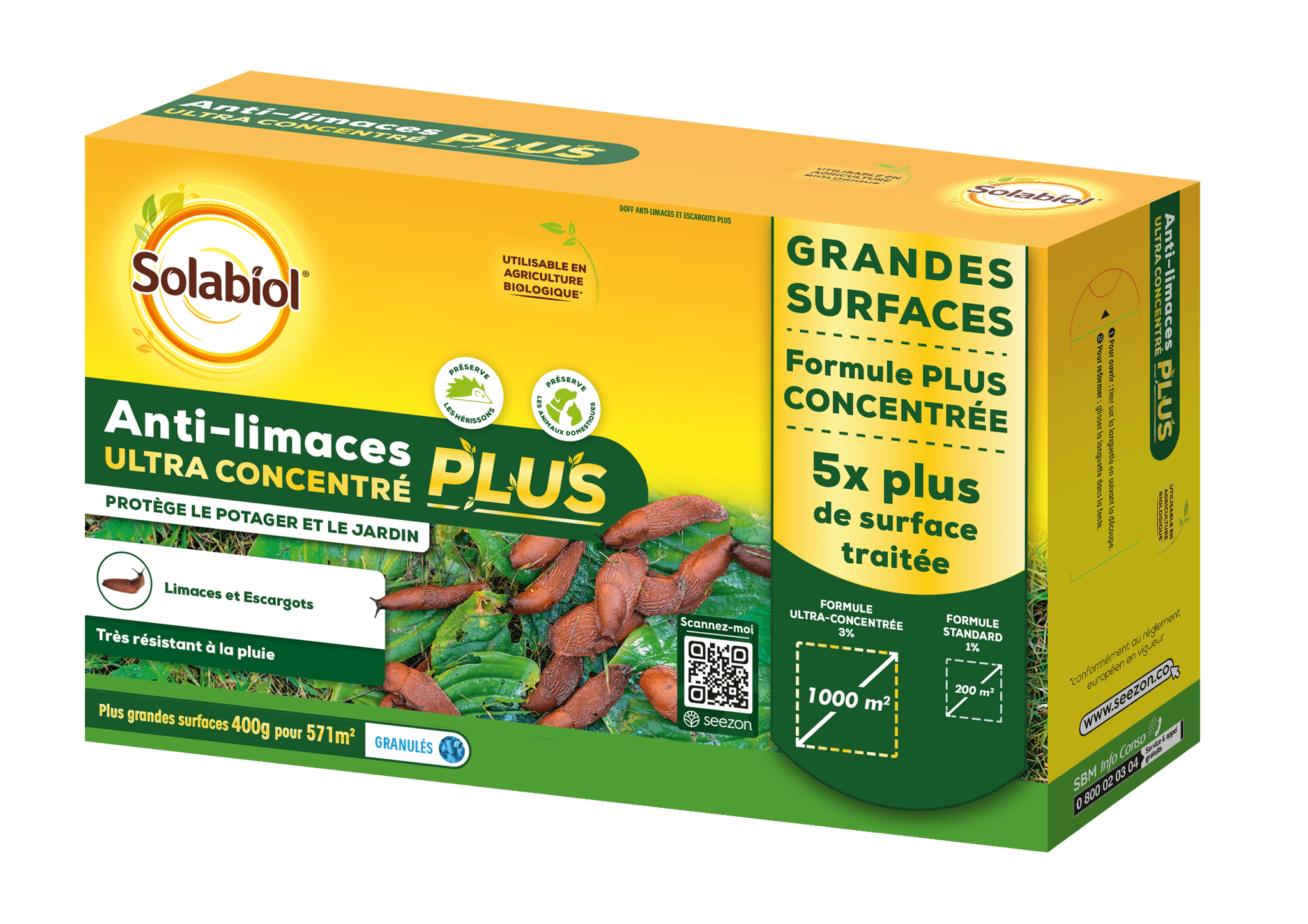 Solabiol - Anti-limaces ultra concentre 400g - SOLABIOL