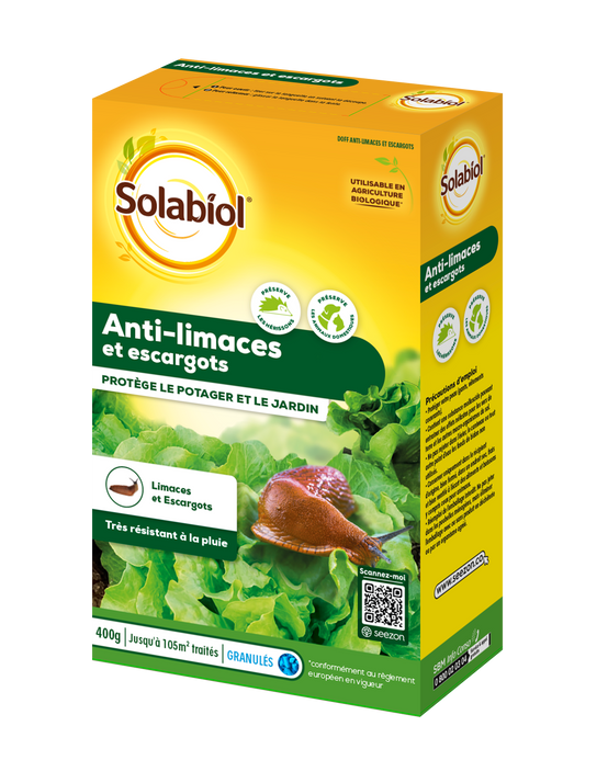 Solabiol - ANTI-LIMACES ET ESCARGOTS 400 G SOLABIOL