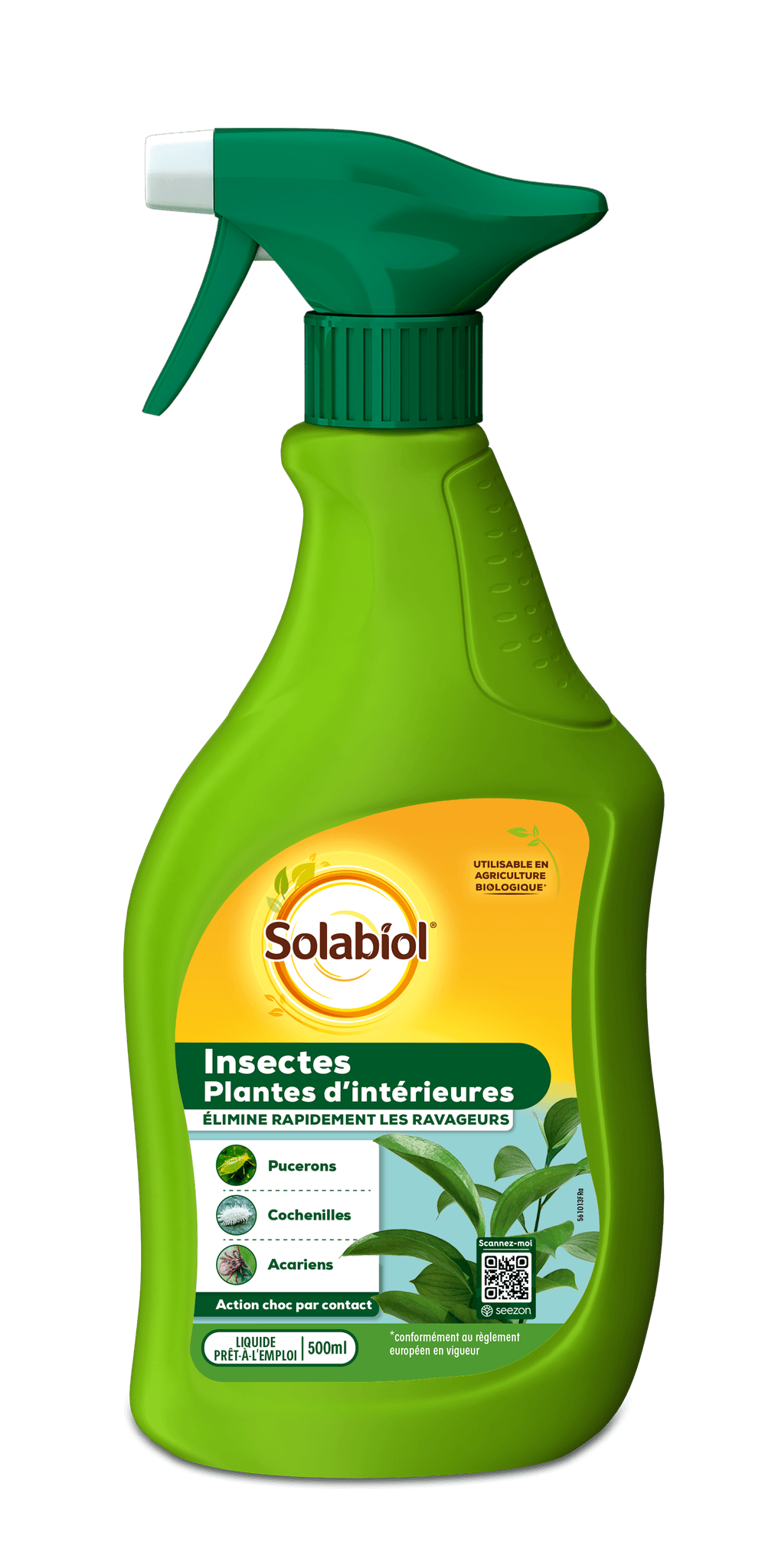 Solabiol - Insectes plantes d'interieur prêt a l'emploi 500ml