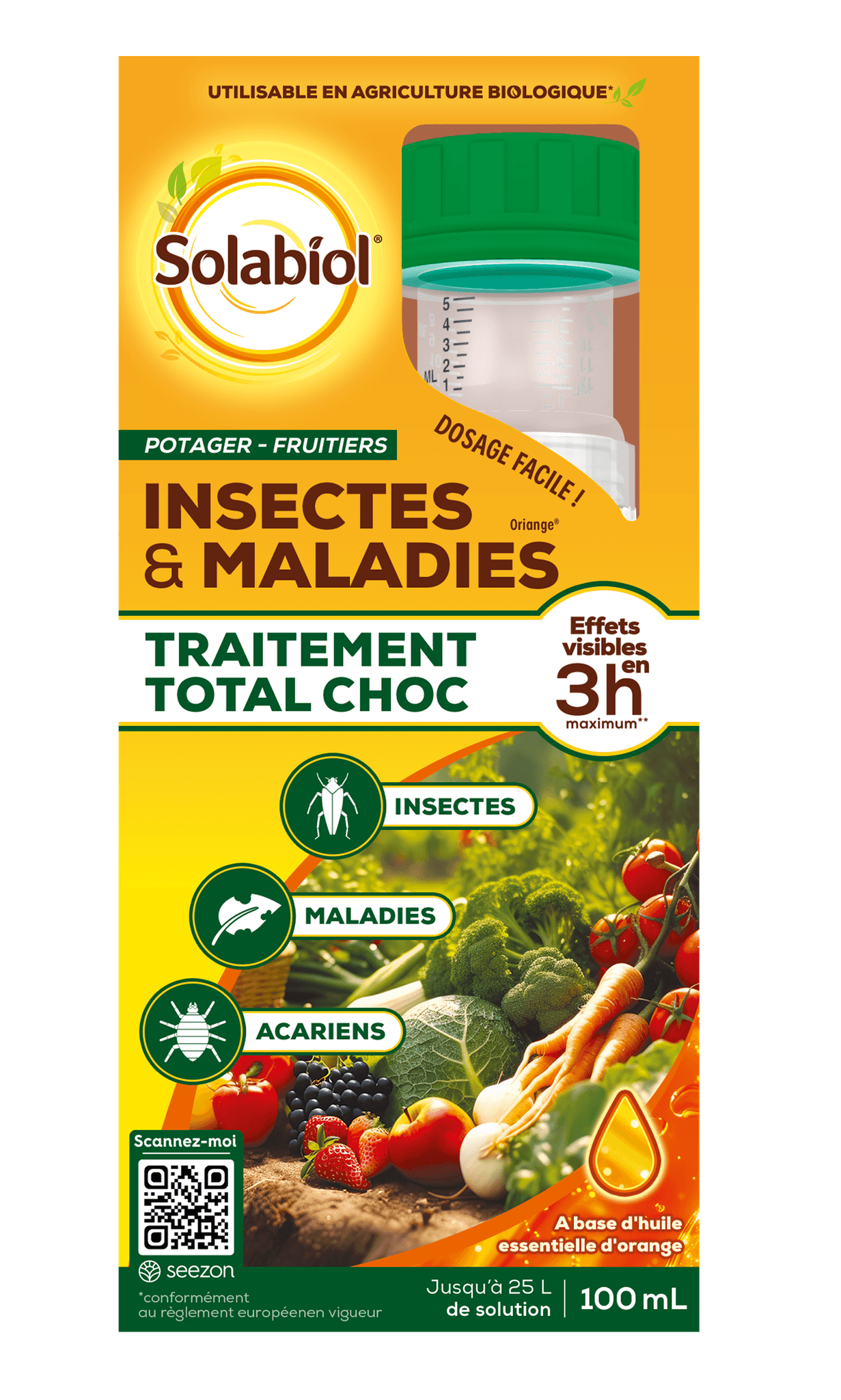 Solabiol - Traitement total potager 100ml