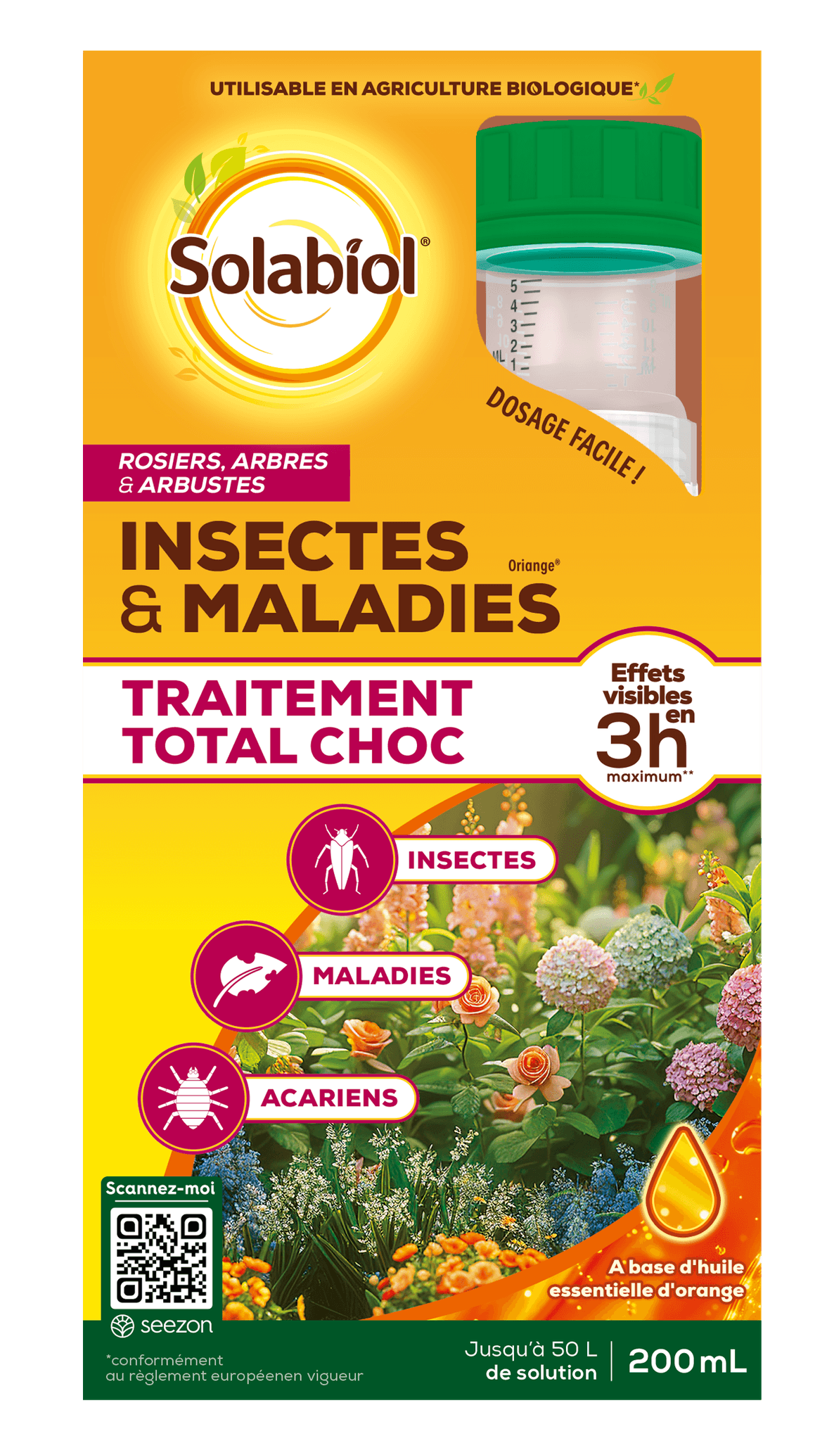 Solabiol - Traitement total ornemental 200ml