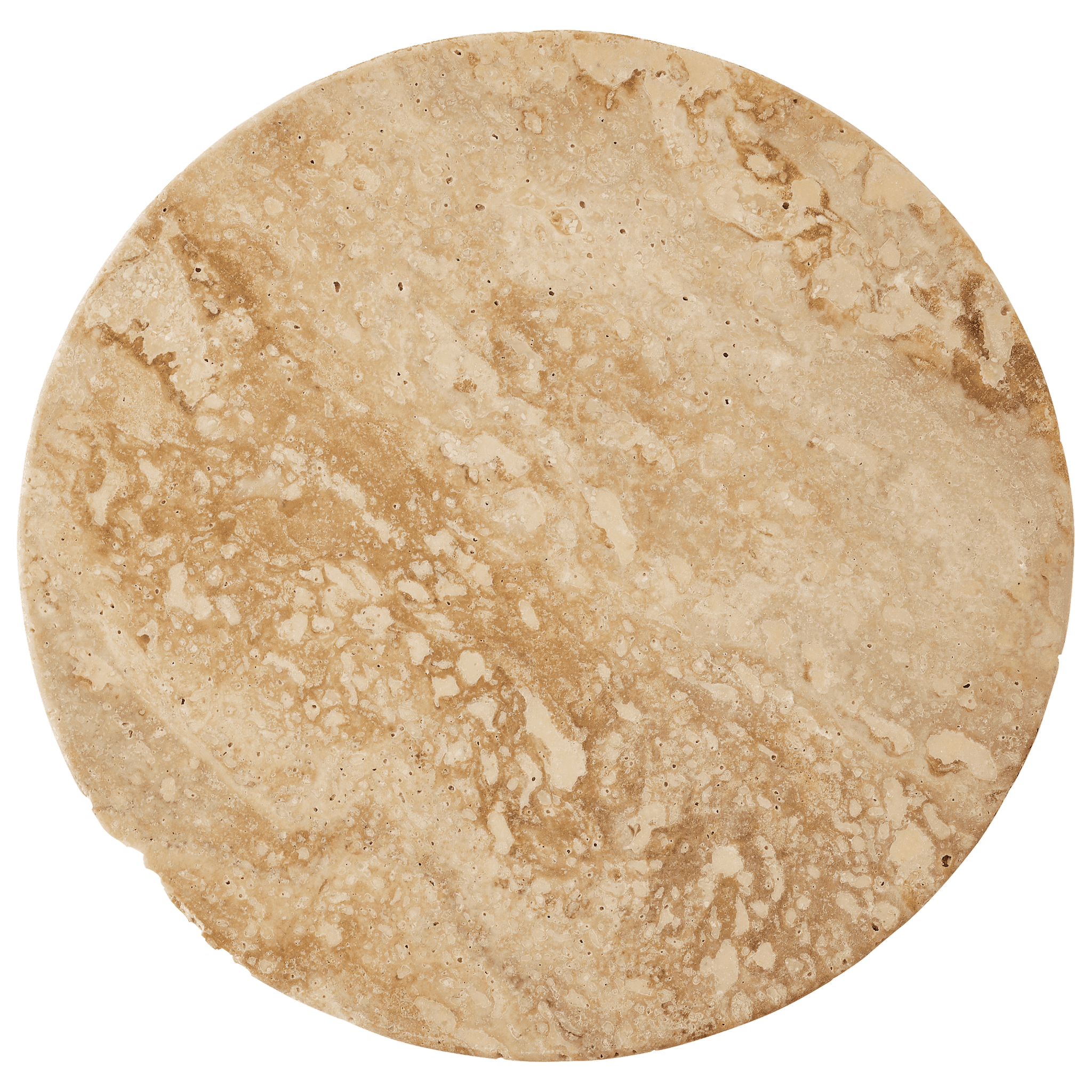 Plateau sur pied travertin H.10 cm - ECLOZ - Image 3