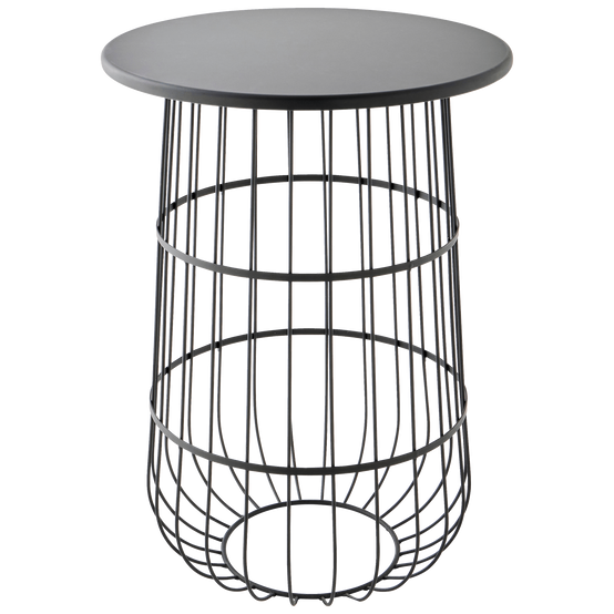 Ecloz - Porte-plantes rond filaire en métal noir H.54 cm - ECLOZ - Image 2