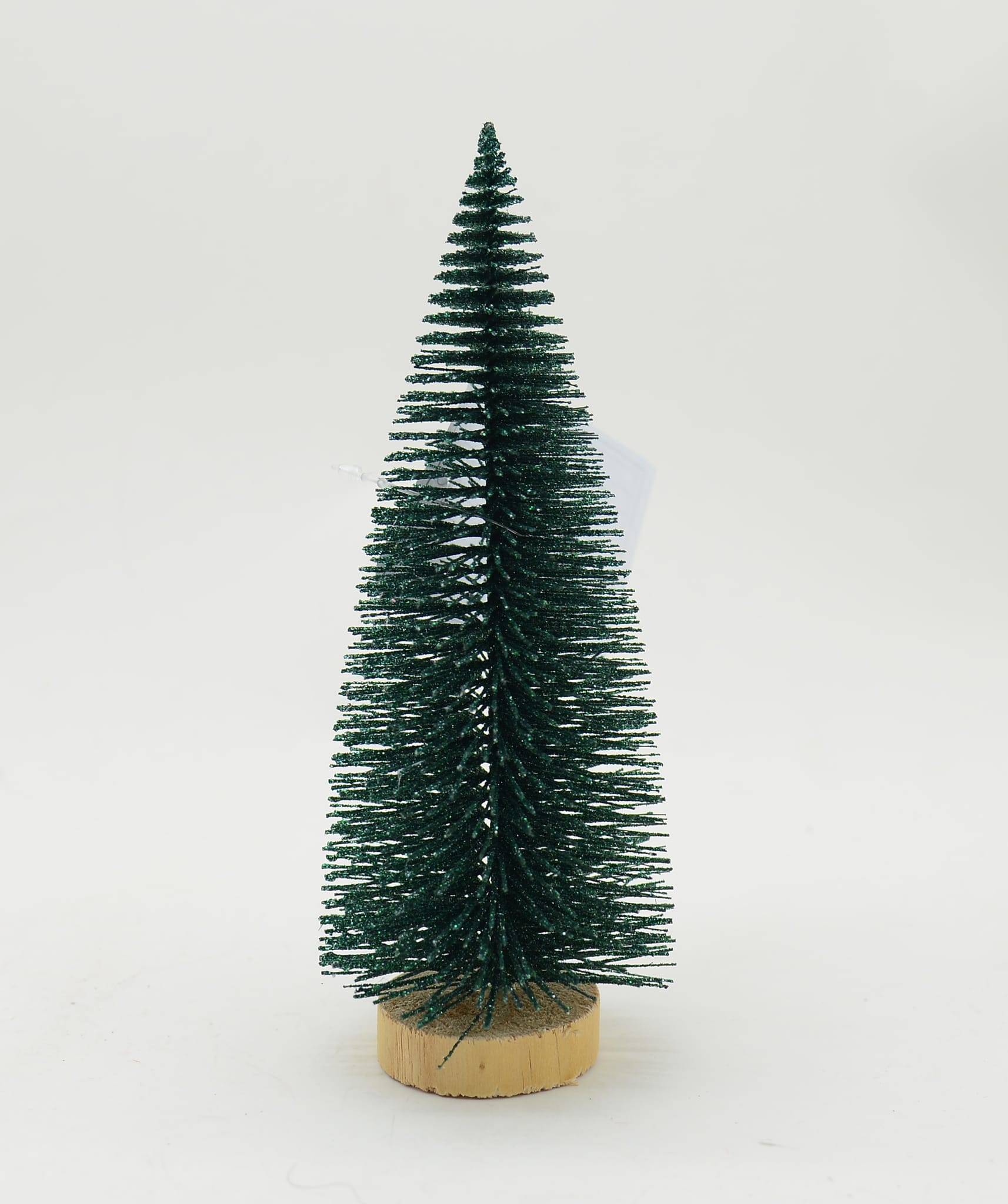 Sapin de Noël de table vert foncé H. 20 cm - ECLOZ - Image 1