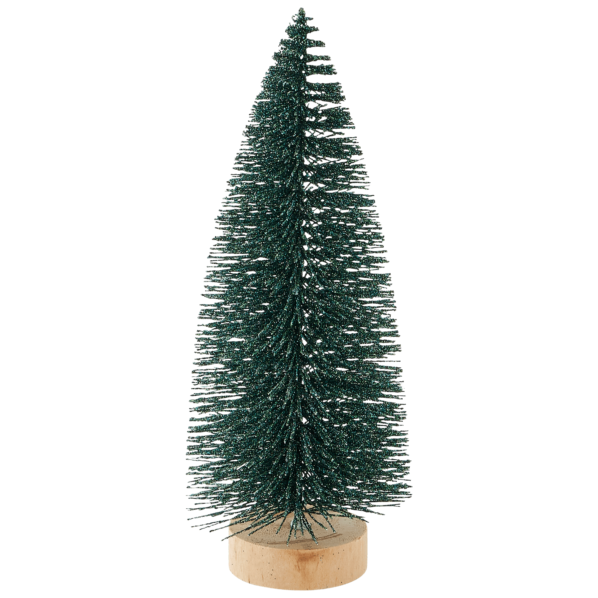 Sapin de Noël de table vert foncé H. 20 cm - ECLOZ - Image 2