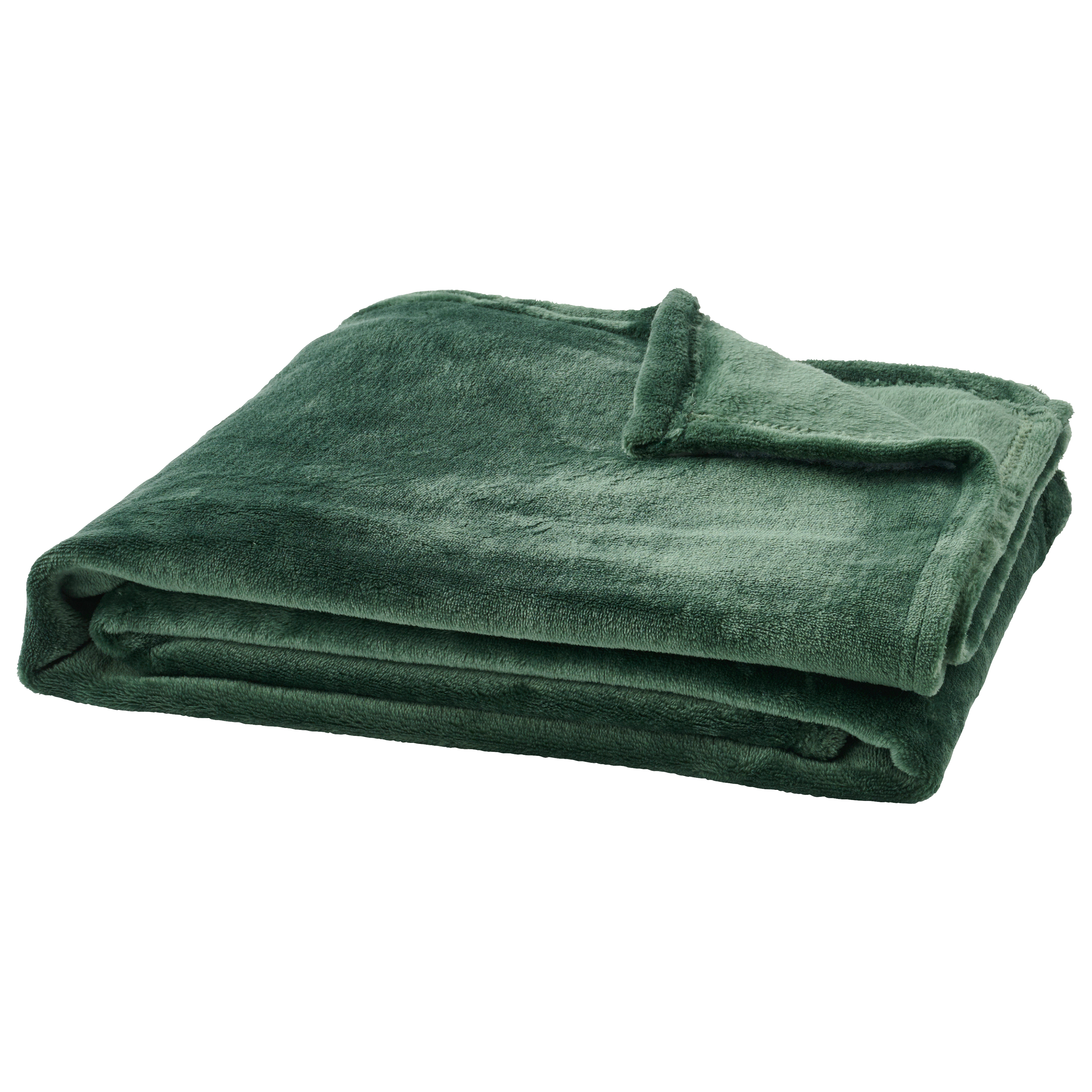 Ecloz - Plaid en polyester 280 g L.150 x l.125 cm vert foncé - ECLOZ - Image 2