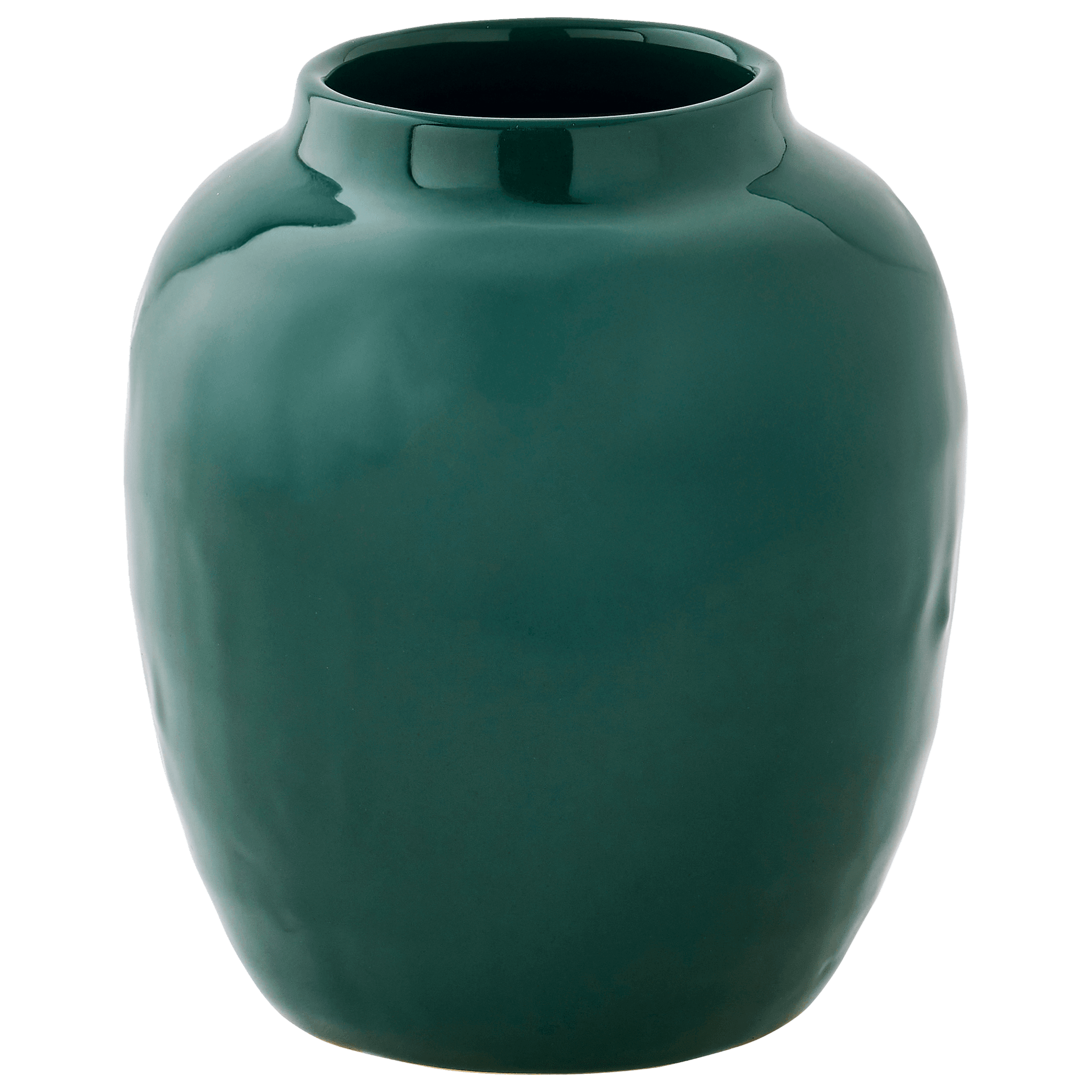 Vase en céramique vert foncé  H.15 cm - ECLOZ - Image 2