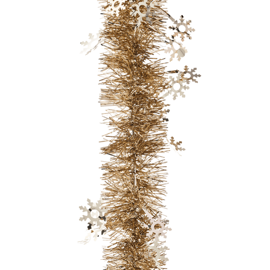 Guirlande de Noël flocon couleur champagne L.200 cm - ECLOZ - Image 2