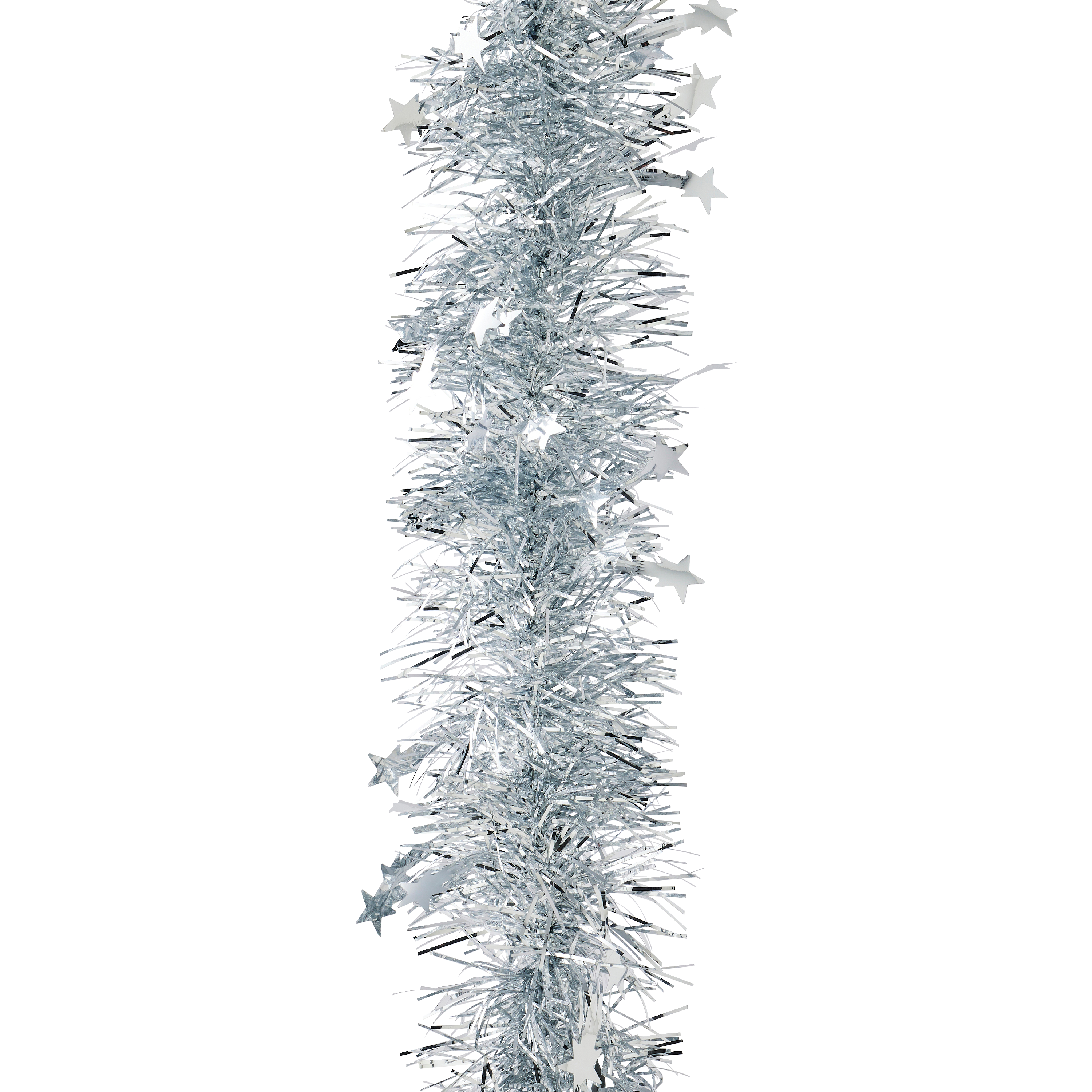 Ecloz - Guirlande de Noël argentée avec petites étoiles - ECLOZ - Image 2