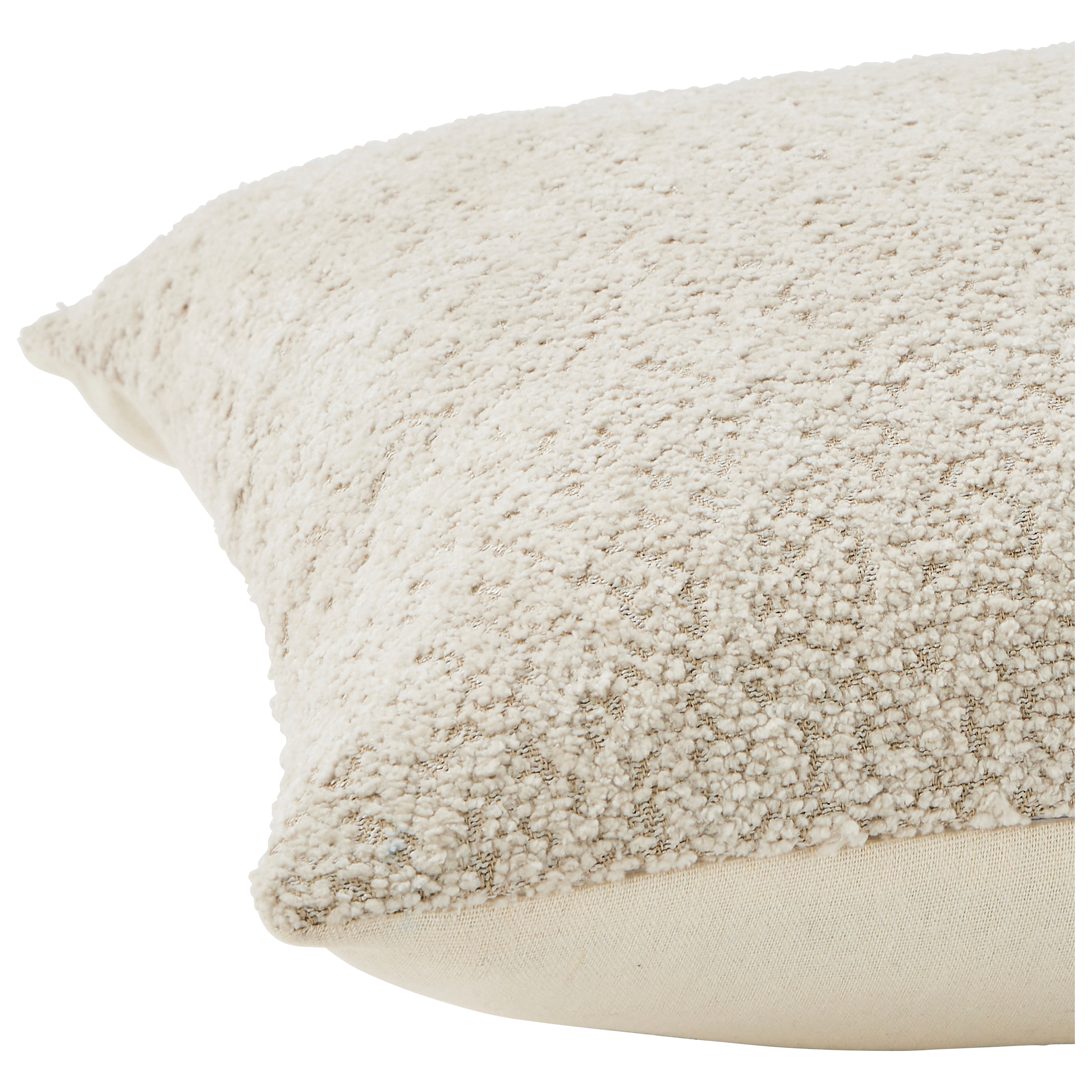 Ecloz - Coussin beige à bouclettes - ECLOZ - Image 4