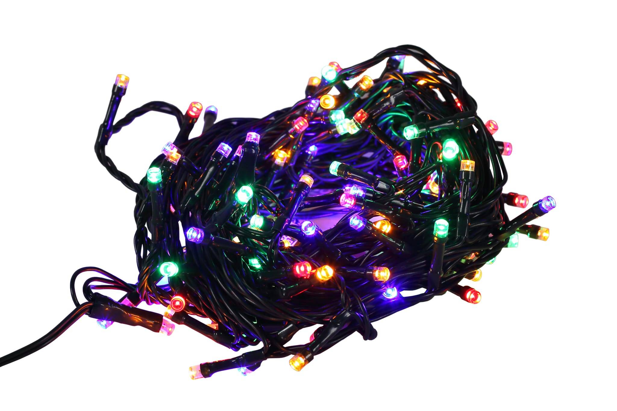 Guirlande 128 LED multicolores L.8 m - ECLOZ