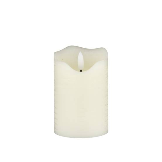 Bougie LED écrue H.12,5 cm - ECLOZ