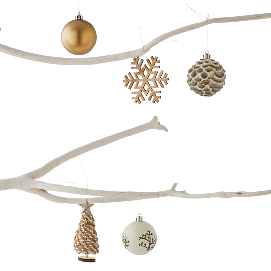 Ecloz - Set de 10 éléments de décoration de Noël sapin et maison - ECLOZ - Image 2