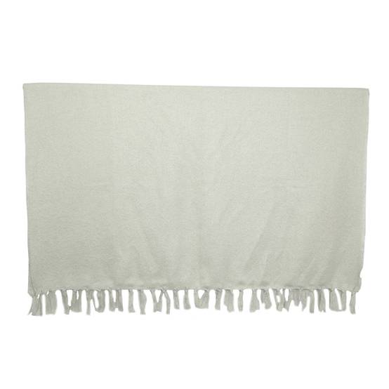 Ecloz - Plaid vert uni L.160 x l.130 cm - ECLOZ