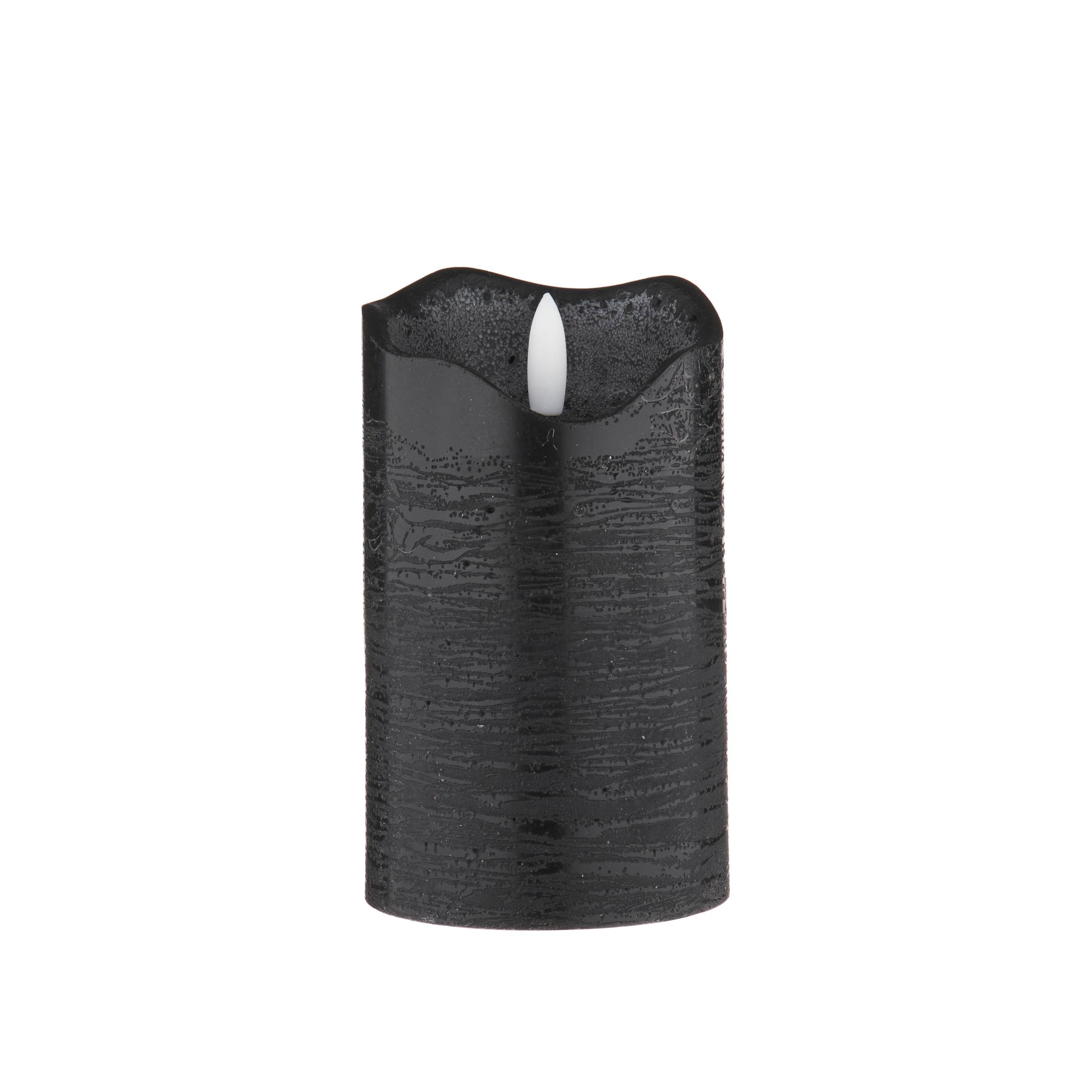 Ecloz - Bougie LED noire H.12,5 cm - ECLOZ