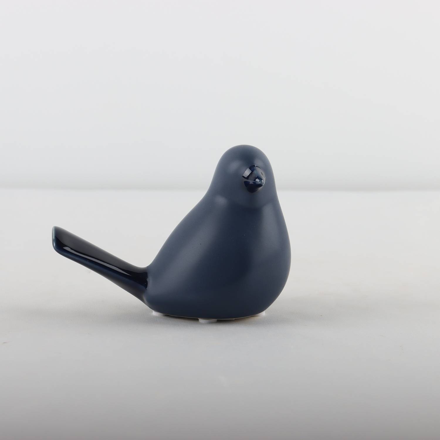 Ecloz - Oiseau tête droite bleu H.10 cm - ECLOZ - Image 2