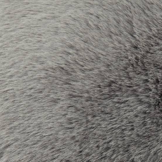 Ecloz - Coussin fausse fourrure gris L.50 x l.30 cm - ECLOZ - Image 3