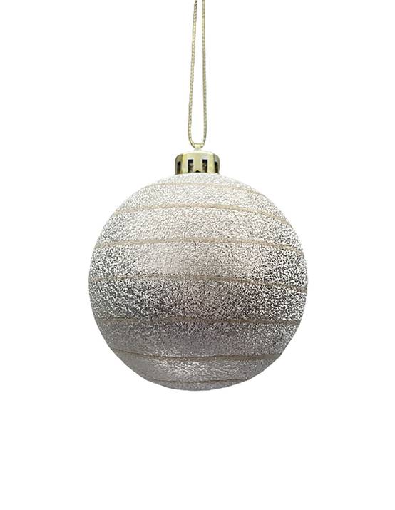 Ecloz - Boule de Noël en plastique paillettes dorées - ECLOZ