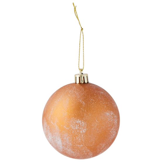 Ecloz - Boule de Noël effet neige couleur cuivre Ø 8 cm - ECLOZ - Image 2