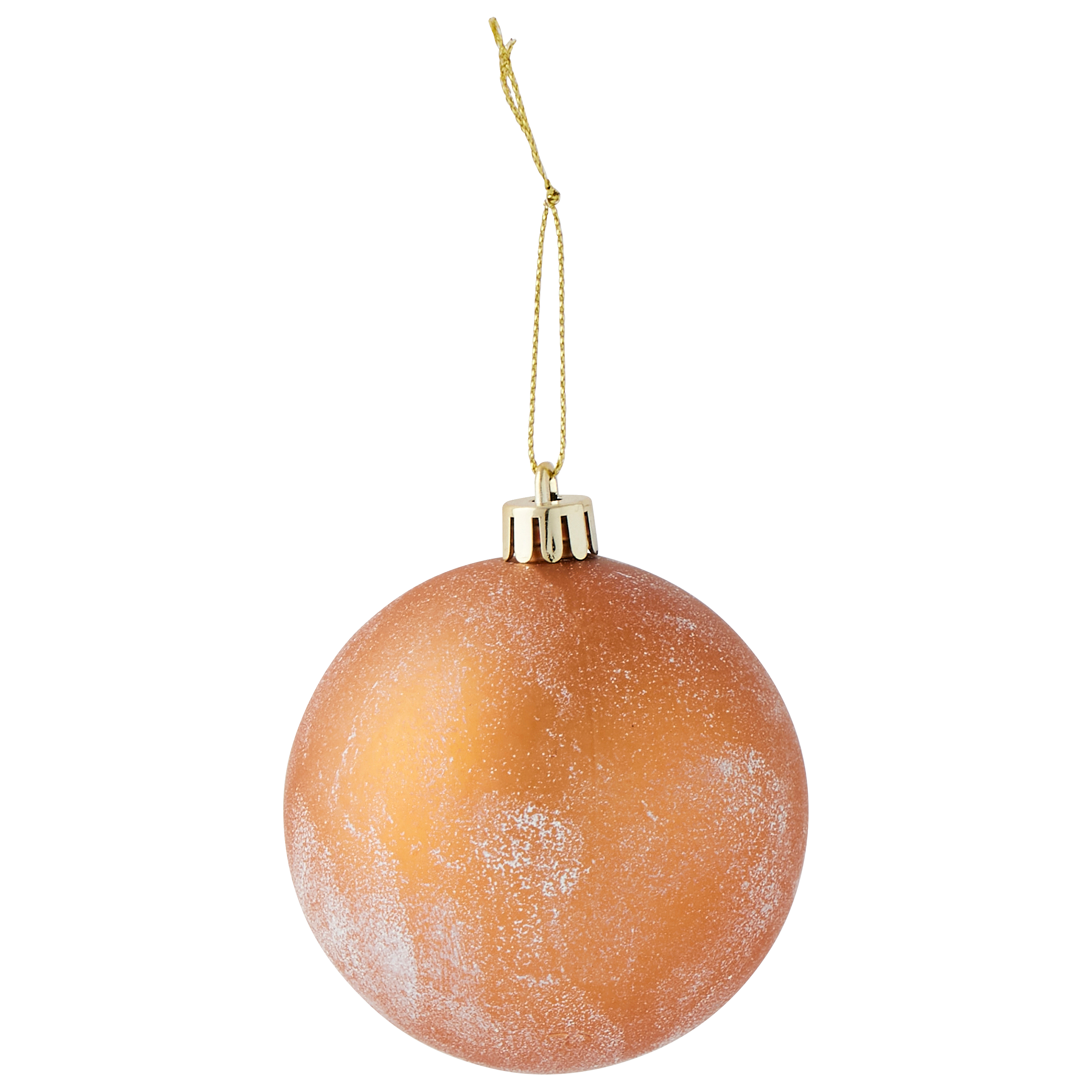 Ecloz - Boule de Noël effet neige couleur cuivre Ø 8 cm - ECLOZ - Image 2