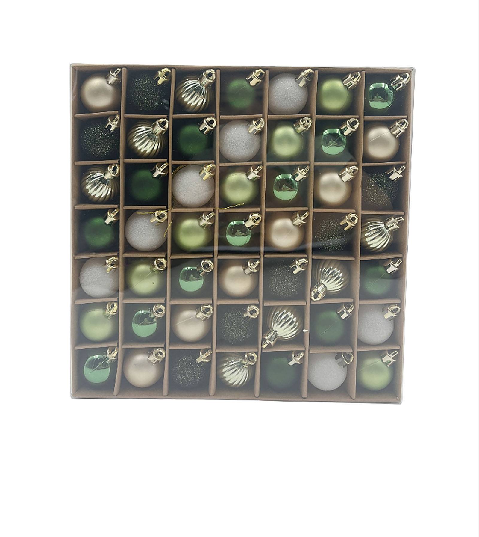 Boîte de 49 boules de Noël Ø 3 cm - ECLOZ