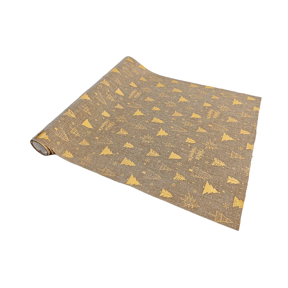 Chemin de table marron or - ECLOZ - Image 1