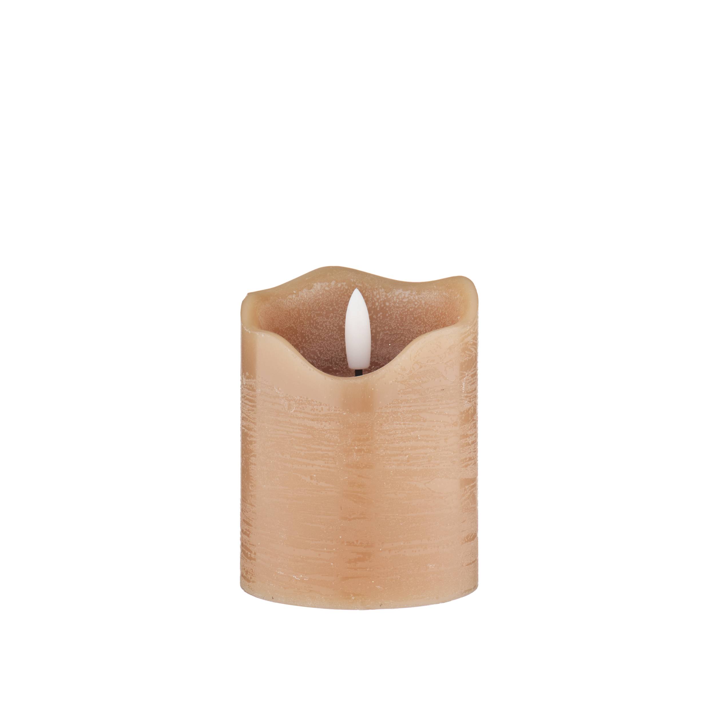 Ecloz - Bougie LED marron H.10 cm - ECLOZ