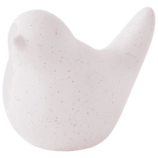 Oiseau en céramique blanc H.9 cm - ECLOZ - Image 2
