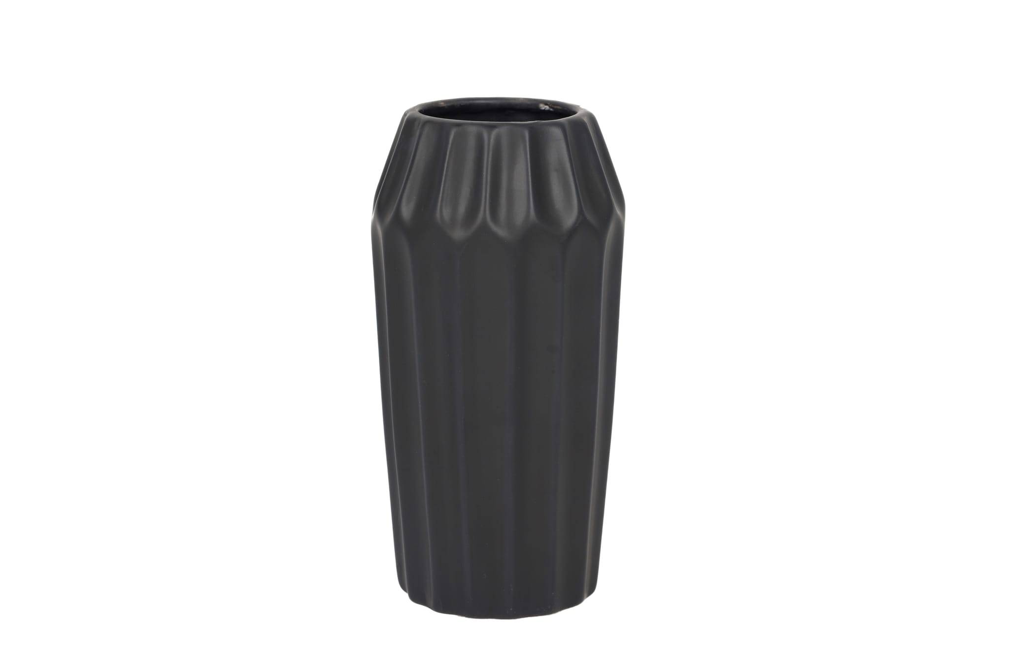 Vase noir en grès H.16 m - ECLOZ - Image 1