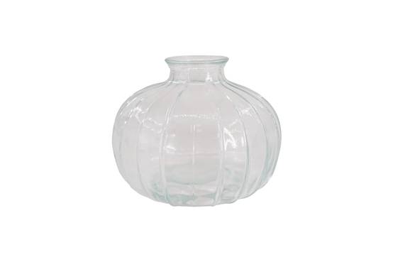 Soliflore boule en verre strié H.8 cm - ECLOZ