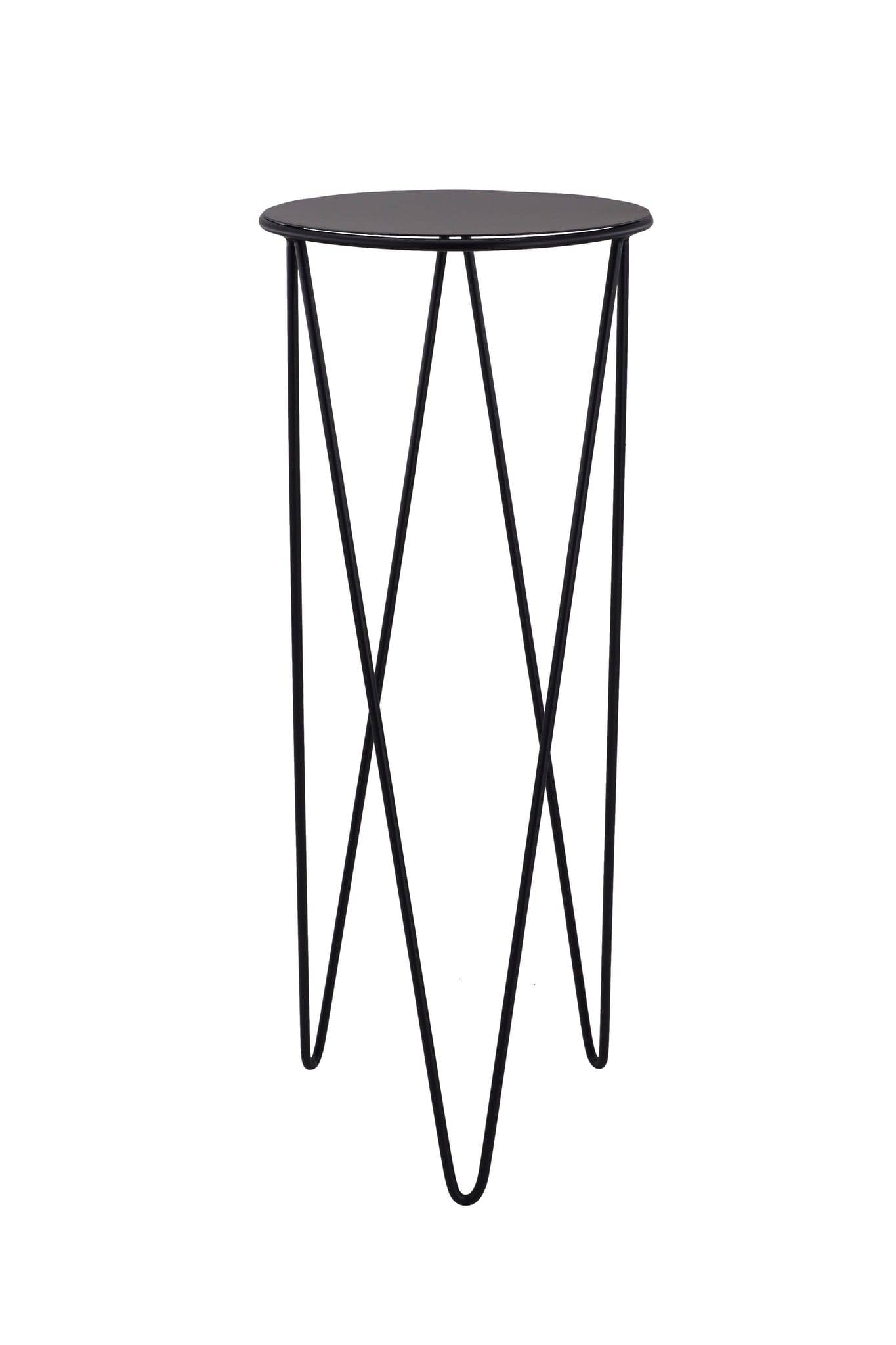 Porte-pot en métal noir H.52 cm - ECLOZ