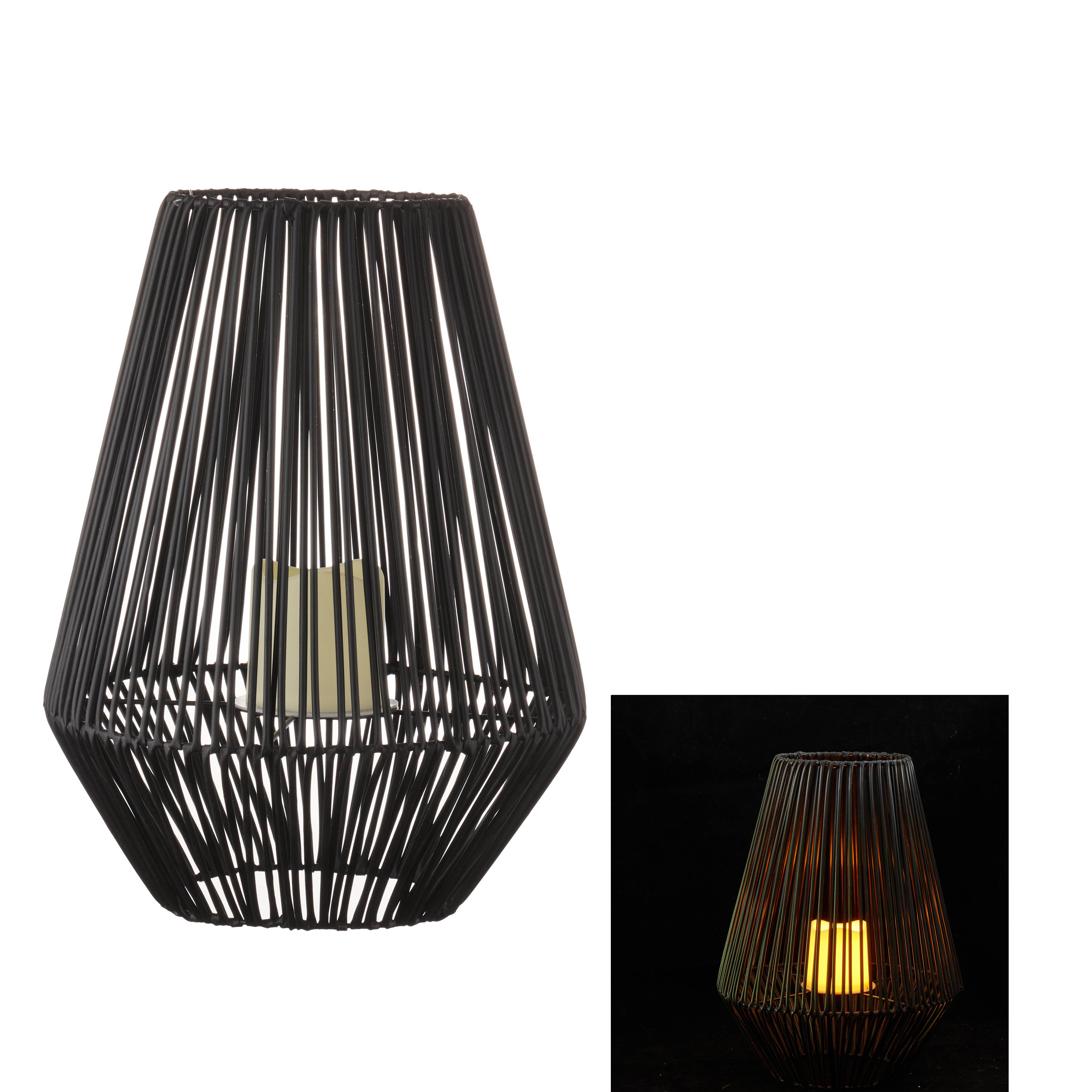 Ecloz - Lanterne filaire LED noire H.51 cm - ECLOZ