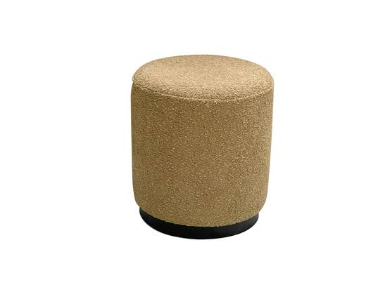 Ecloz - Pouf rond beige H.40 cm - ECLOZ