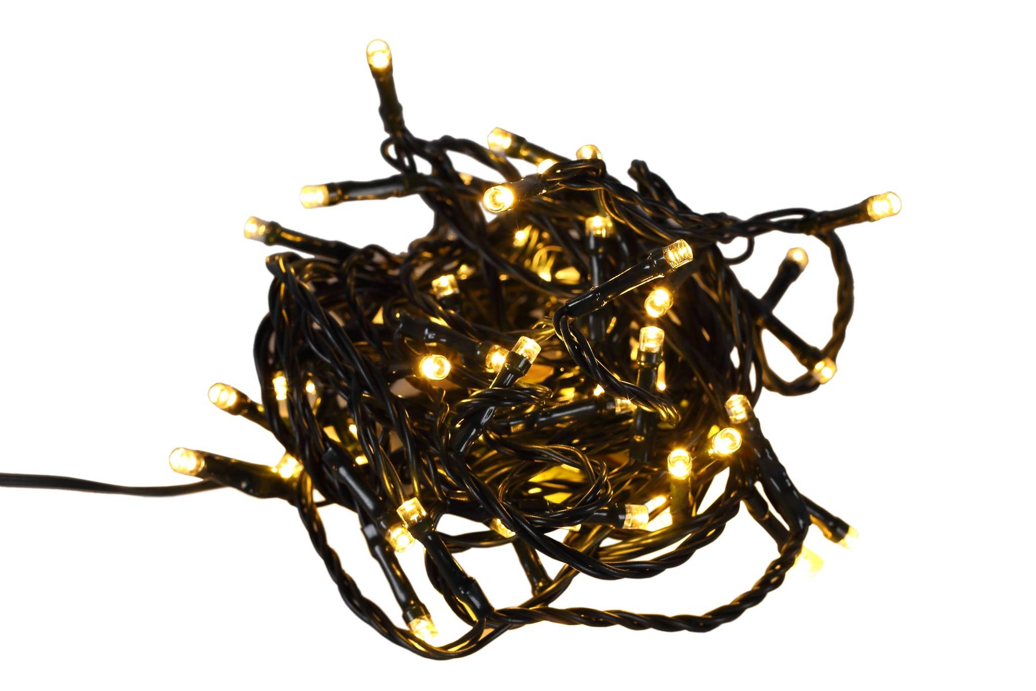 Guirlande 64 LED blanc chaud L.5 m - ECLOZ