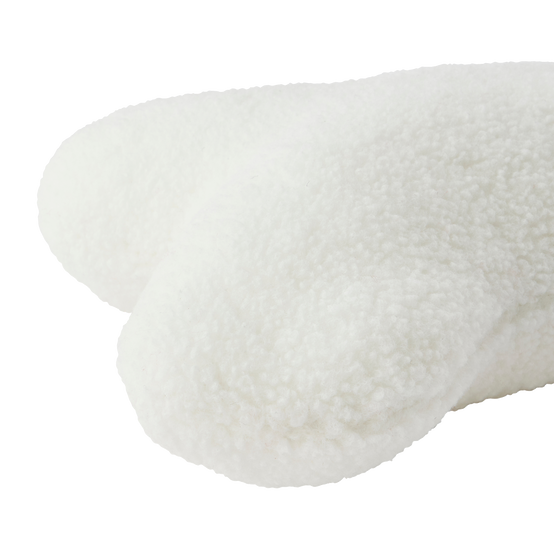 Ecloz - Coussin blanc en os à bouclettes - ECLOZ - Image 2