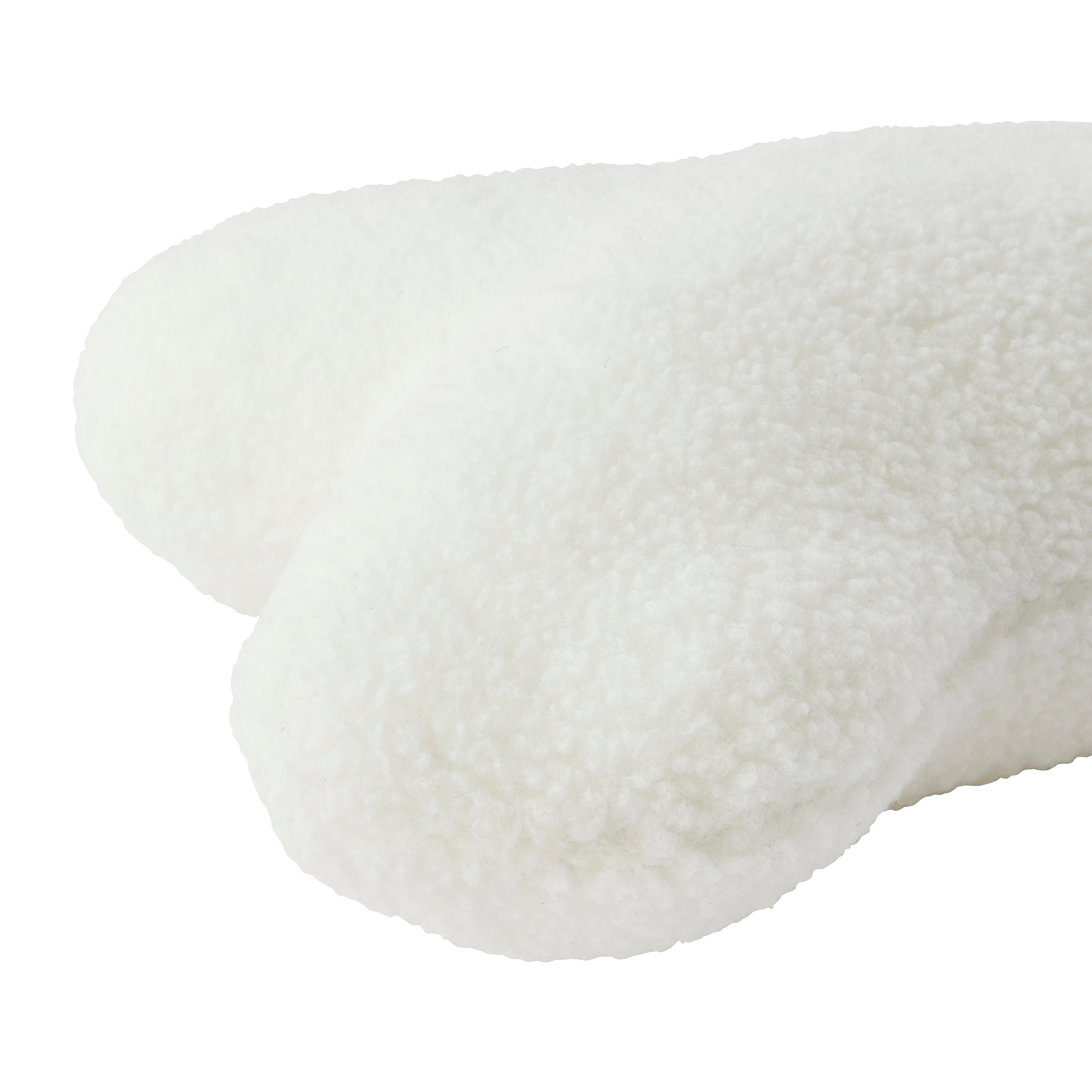 Ecloz - Coussin blanc en os à bouclettes - ECLOZ - Image 2