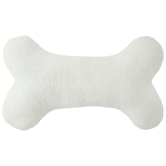 Ecloz - Coussin blanc en os à bouclettes - ECLOZ - Image 3