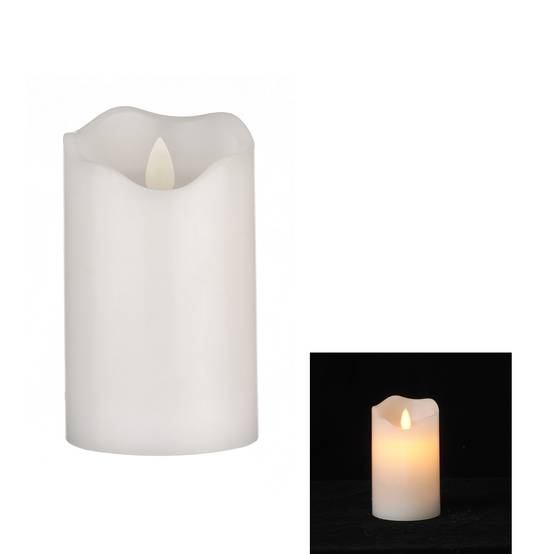 Ecloz - Bougie LED blanche H.12,5 cm - ECLOZ